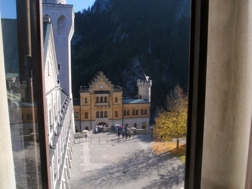 Neuschwanstein window views.